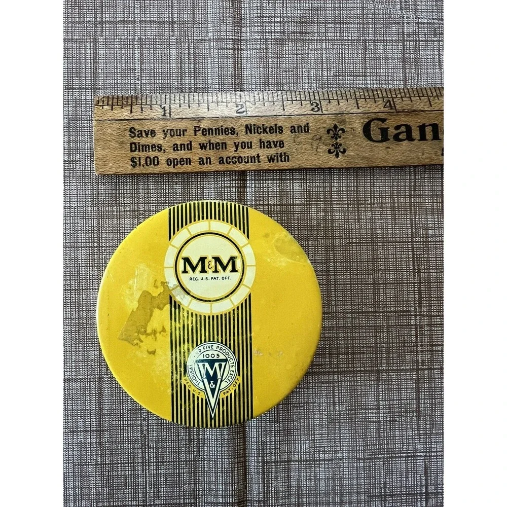 37 - Vintage Green Mittag & Volger -‎ M&M Typewriter Ribbon Tin